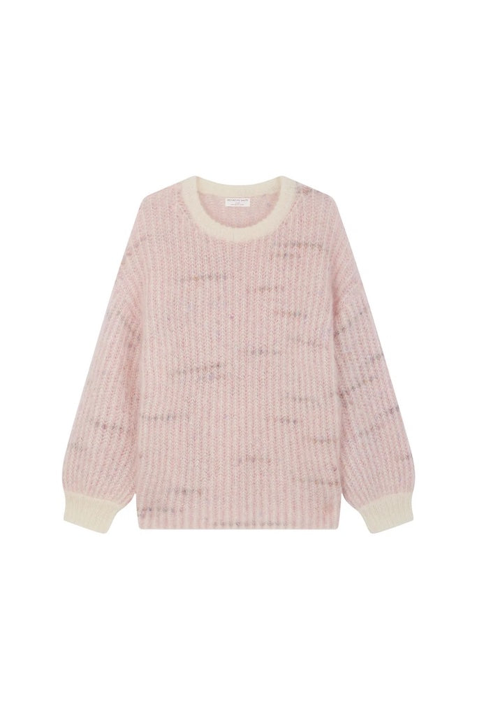 Pullover Albertine Puder 6 - Des Petits Hauts: Mohair, Oversize, rosa